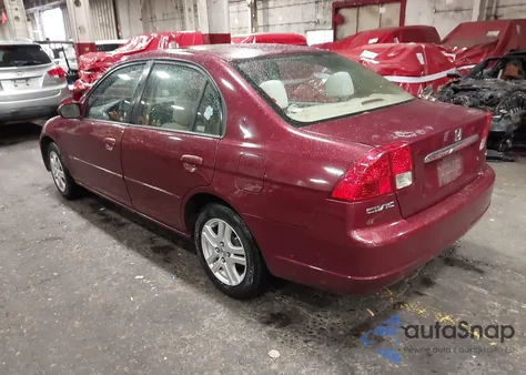 2003 Honda Civic Ex z USA, uszkodzony, nr VIN 2HGES26773H550457